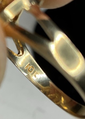 10k Yellow Gold FreeForm Ring 2.93 Grams Size 7 - Bild 5 von 6