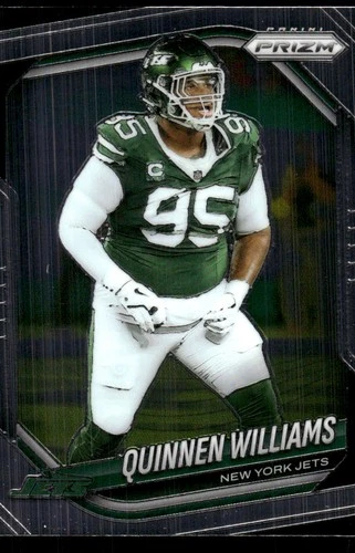 Quinnen Williams 2025 Panini Prizm #292 Jets NFL READ FREE SHIPPING AutographDen