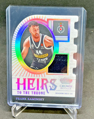 2023/24 Crown Royale Euroleague Heirs FRANK KAMINSKY Jersey Patch ** QTY AVAIL