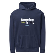 Unisex garment-dyed hoodie