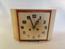 Mauthe K&uuml;chenuhr Tischuhr Buffetuhr Wanduhr Uhr Holz mechanisch um 1950