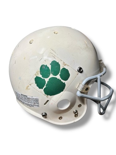 SCHUTT AIR YFS Football Helmet White Grey Face Mask Chin Strap Size Youth Large - Picture 5 of 11