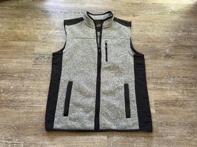 Galvin Green Insula Vest Bodywarmer Fleece Golf Pullover 1/4 Zip Gray Neon Large