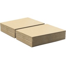 , 50 pack 8.5x11 Corrugated Cardboard Sheets Cardboard Inserts Flat Cardboard...