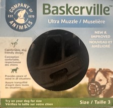 Baskerville Ultra Muzzle   Size 3, Dog Muzzle for Safety  Comfort, NEW