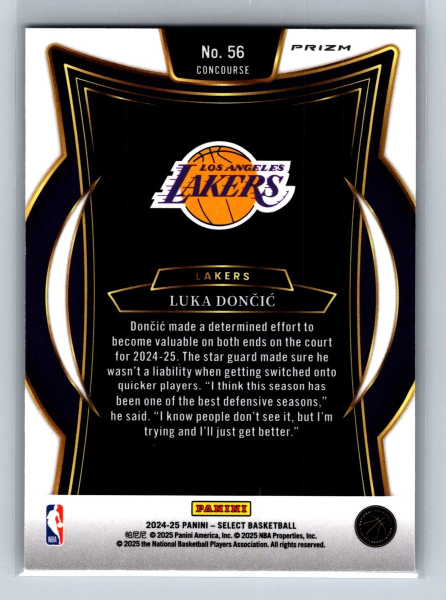 2024-25 Panini Select Basketball Luka Doncic Concourse Prizm | eBay