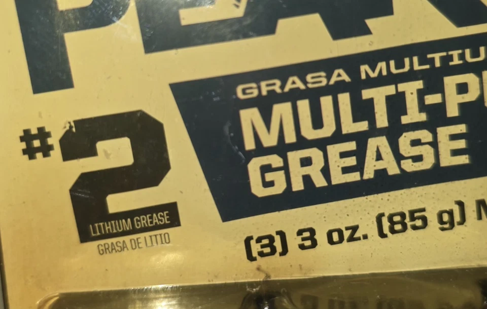 Peak #2 Multi-Purpose Grease Mini Tubes (3) 3oz Tubes - Image 3 of 3