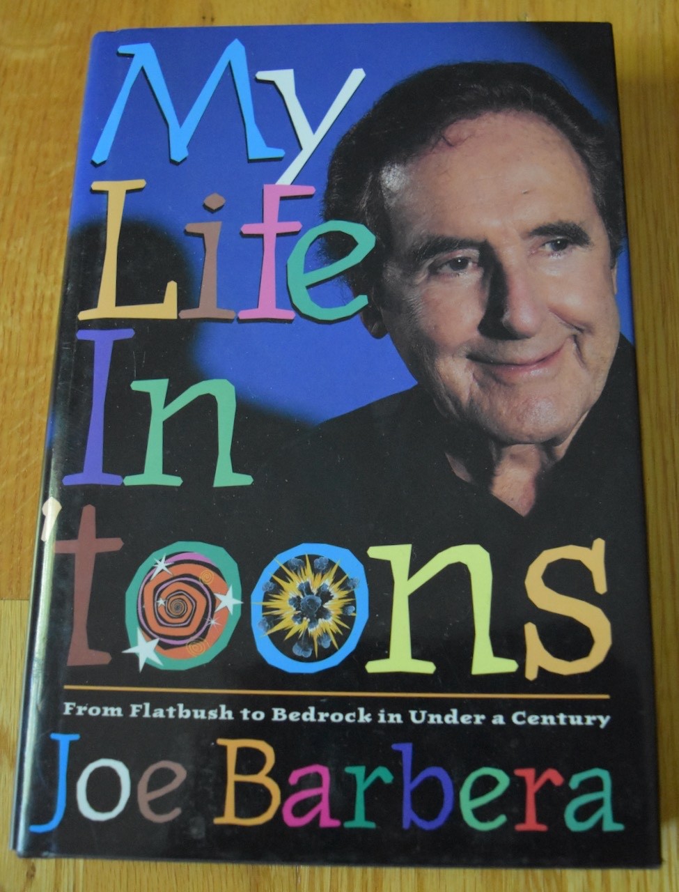 Joe Barbera Signed My Life in 'Toons 1994 Turner Autograph Inscribed 1570360421