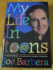 Joe Barbera Signed My Life in 'Toons 1994 Turner Autograph Inscribed 1570360421