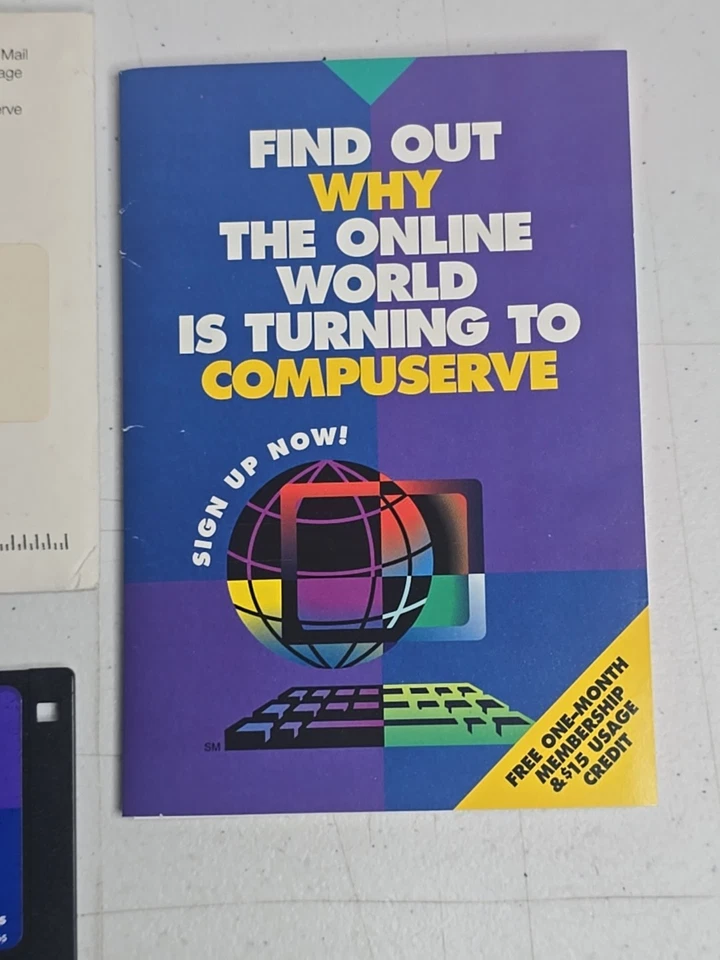 CompuServe WinCIM 1.3.1 Floppy Disk Windows 1994 Starter Kit Vintage Rare - Image 4 of 4