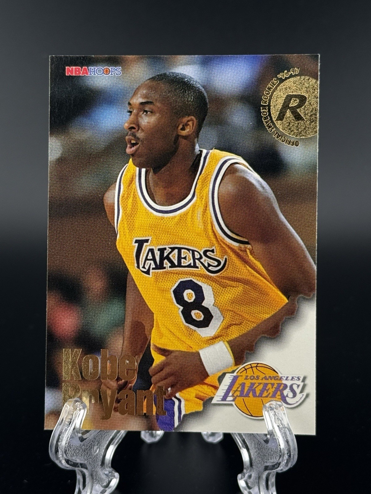 1996-1997 Kobe Bryant NBA Hoops - Rookies #281 (RC, Rookie Card) LA Lakers GOAT