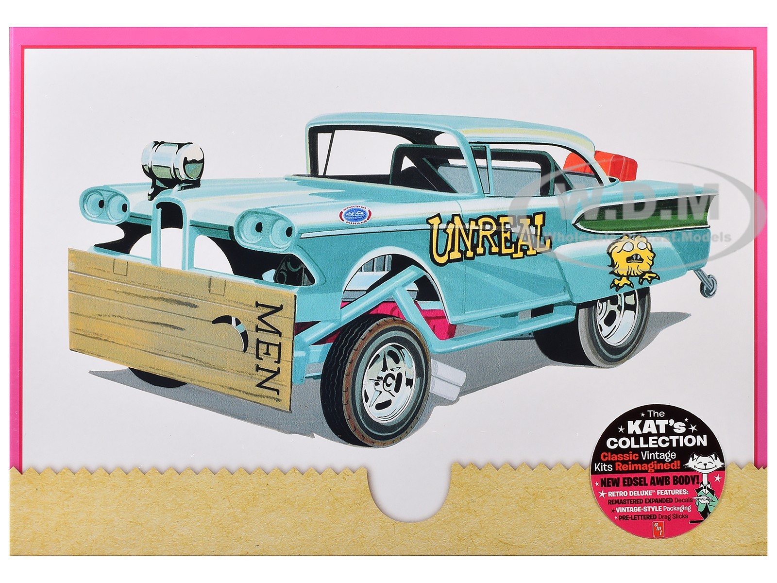 1958 Edsel Funny Car "unreal" 1/25 Scale By Amt Amt1321