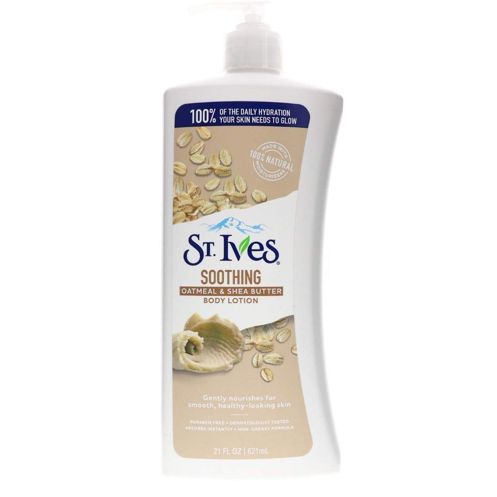 Saint Ives St. Ives Body Lotion, Oatmeal and Shea Butter, 21