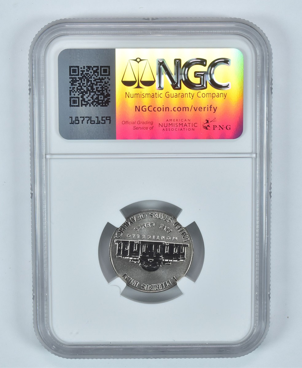 2018-S Jefferson Nickel Silver Reverse Proof Set Reverse PF70 NGC