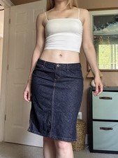 Vintage Y2K Guess Low Rise Denim Skirt