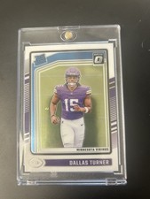 🏈2024 Panini Donruss Optic - Rated Rookie Dallas Turner #224 (RC)🏈