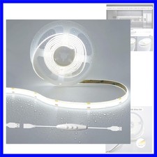 5V USB Powered Dimmable COB LED Strip Lights CRI 93 6 ft Waterproof LED Lig...