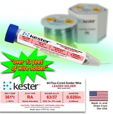 Kester 44 Rosin Core Solder 63/37 .020" 0.317 oz Dispenser Pack