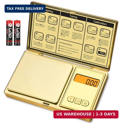Digital Pocket Scale 300g/0.01g Accuracy，Small Jewelry Coin Powder Sca