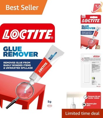 Glue Remover Gel 5g Stain & Bond Remover for Fabric & Surface Cleaning