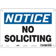 Condor 472D19 Safety Sign, 7 In Height, 10 In Width, Aluminum, Vertical