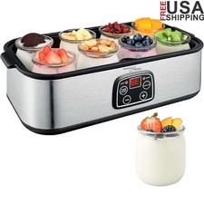 Probiotic Yogurt Maker Adjustable Temp Cultures Live Probiotics BPA Free New