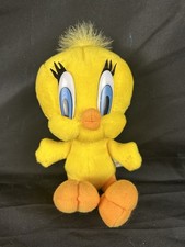 VTG Tweety Bird Looney Tunes Plush Warner Bros Play By Play 6" 1999 Stuffed Toy