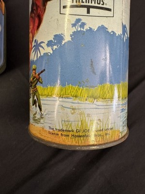 G.I.ジョー　THERMOS ヴィンテージ　水筒 Vintage G.I. JOE Lunchbox & Thermos 1st Action Hero 1967 Scuba