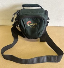 Lowepro TLZ Mini Topload Zoom DSLR SLR Camera Holster bag Green EUC