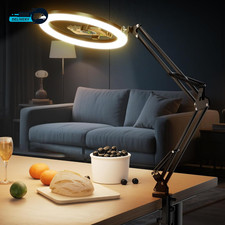 12 Ring Light with Overhead Phone Mount LED Selfie Light with Stand