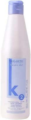 Salerm Keratin Shot Straightening Cream Smoothing Hair Treatment 500ml