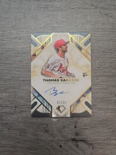 2025 Topps Diamond Icons Thomas Saggese Auto 01/25 RC SP Cardinals
