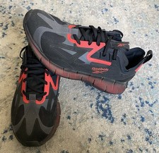 Reebok Zig Kinetica Type 2 Running Shoes Blk/Gray/Red FW5734-012 Mens Sz 10