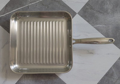 OXO Square Stainless Tri-ply Grill Pan