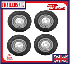 4x WHEEL AND TYRE 195 55 10C 5 STUD 112mm PCD - To Suit Graham Edwards