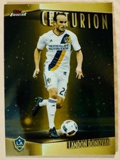 Landon Donovan 2022 Topps Finest Gold Refractor #49/50 - LA Galaxy