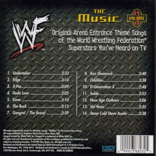 World Wrestling Federation - WWF The Music: Volume 3 (CD, Comp) (Very Good Plus - Bild 4 von 5