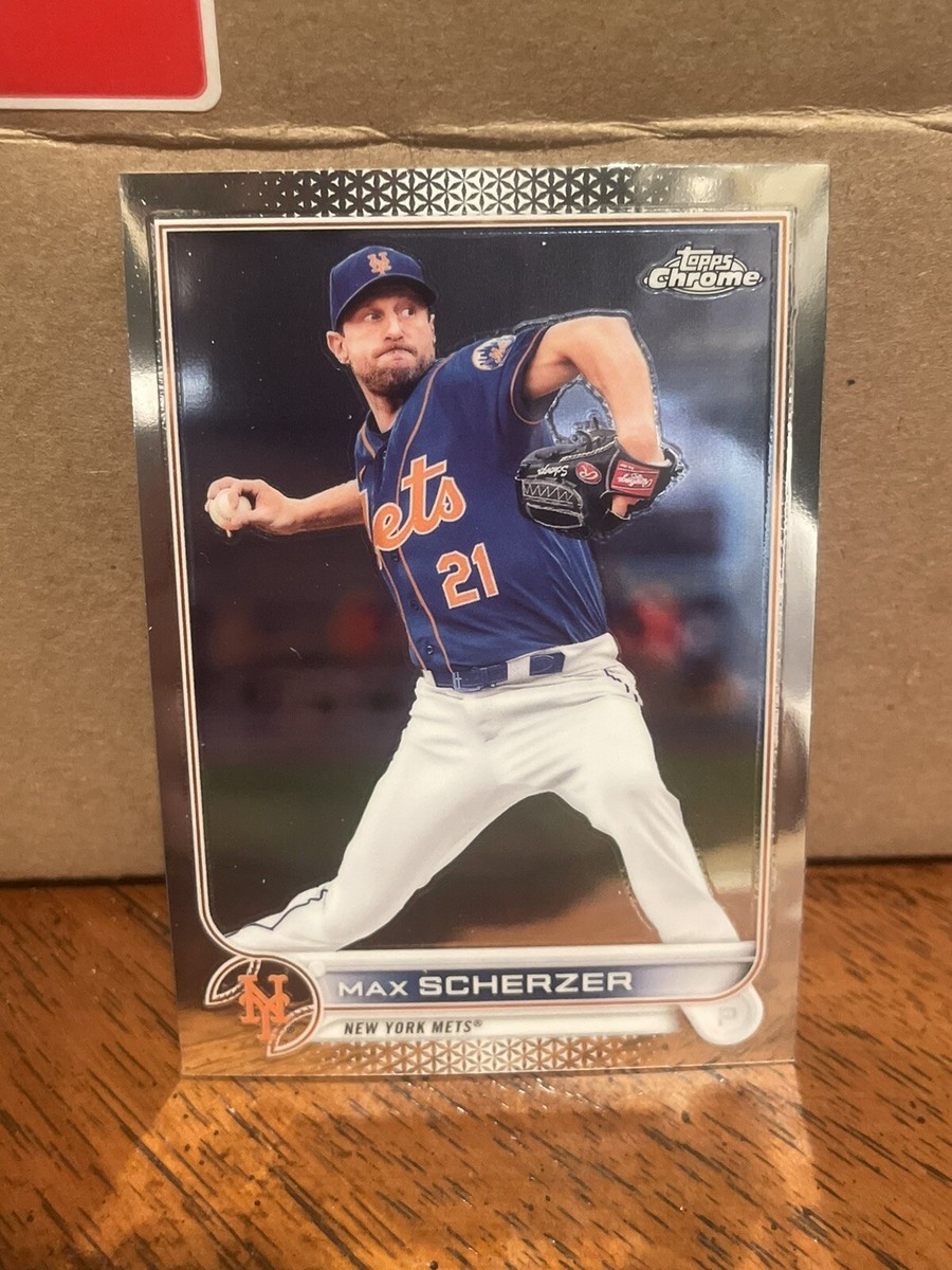 2022 Topps Chrome Max Scherzer #66 New York Mets 879 | eBay