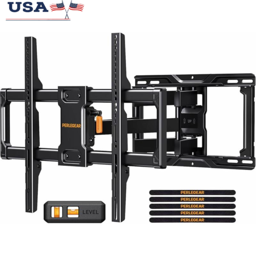 Full Motion TV Wall Mount Swivel Tilt 42-84 Inch TVs Heavy Duty UL Listed New