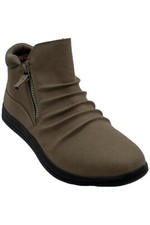 Clarks Cloudsteppers Slip-On Booties Breeze Range Dark Taupe