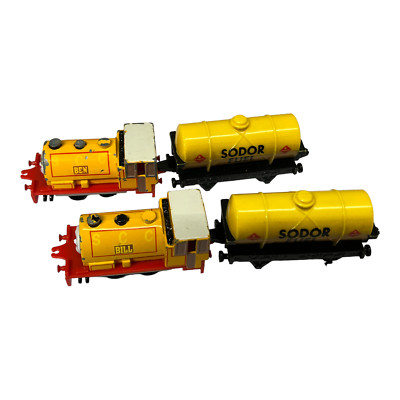 ERTL Thomas & Friends Shining Time Station Sodor Fuel Wagons Ben Bill Tankers