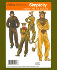 Adult Animal Costume Sewing Pattern ~ Men & Women (Sizes XS-XL) Simplicity 2853