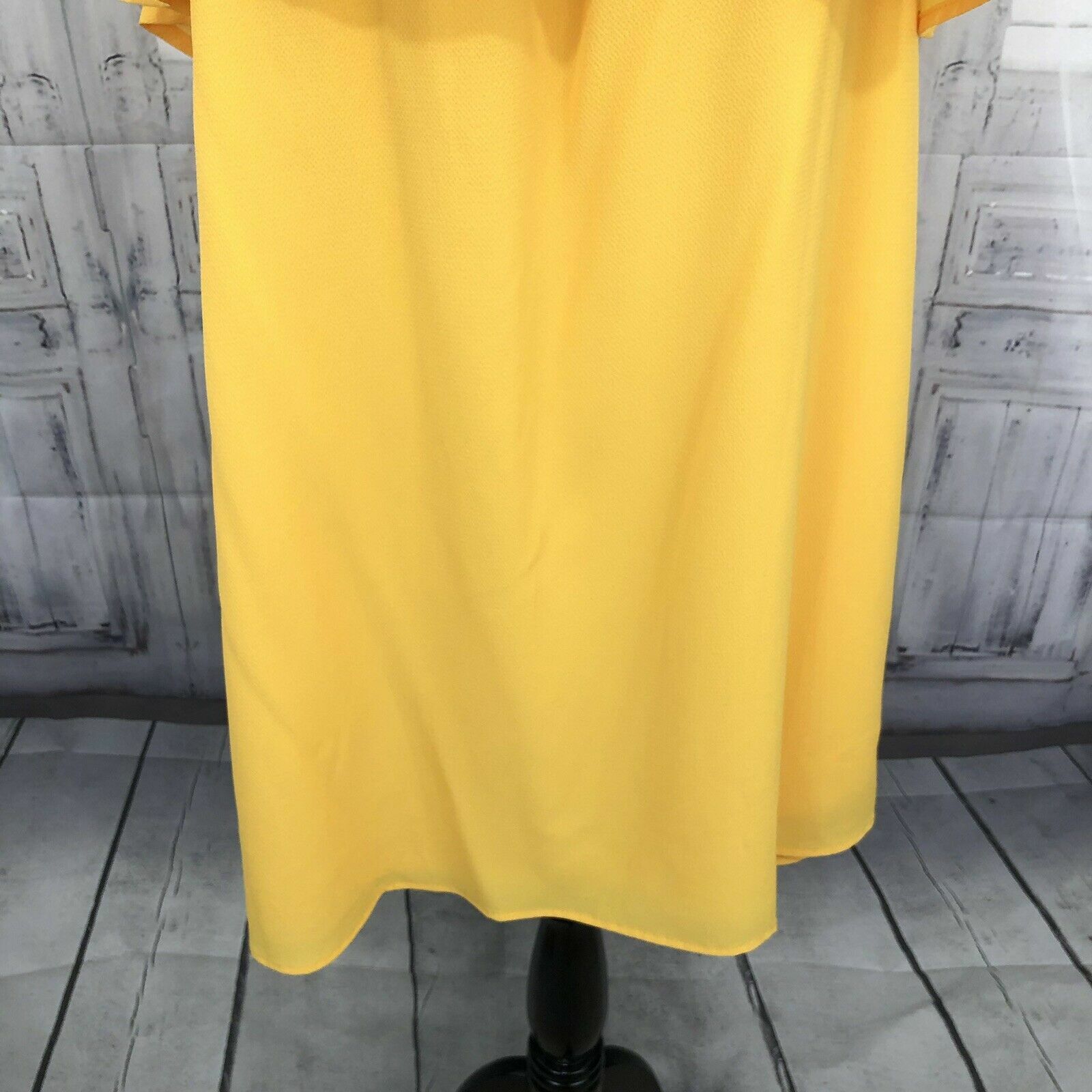 Altard State Medium Solid Yellow Strapless Tube S… - image 5