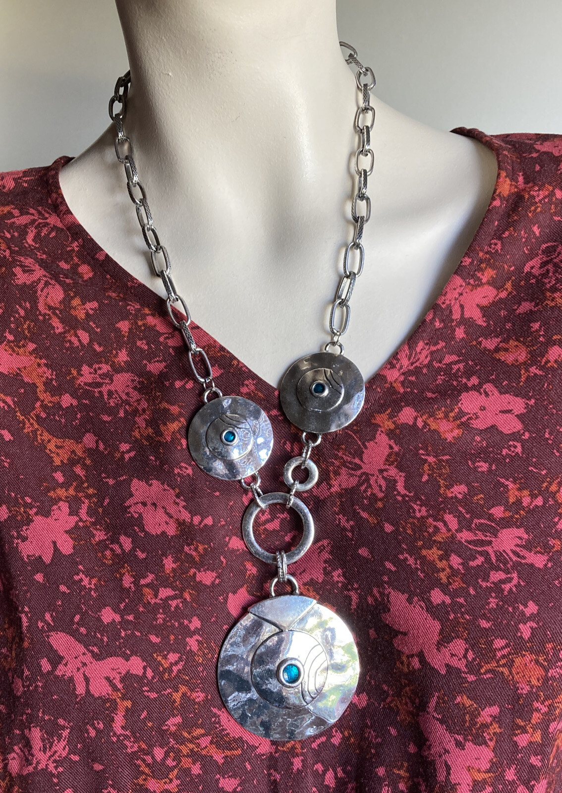 Collier fantaisie pendentif cœur en acier inoxydable or rose sans nickel