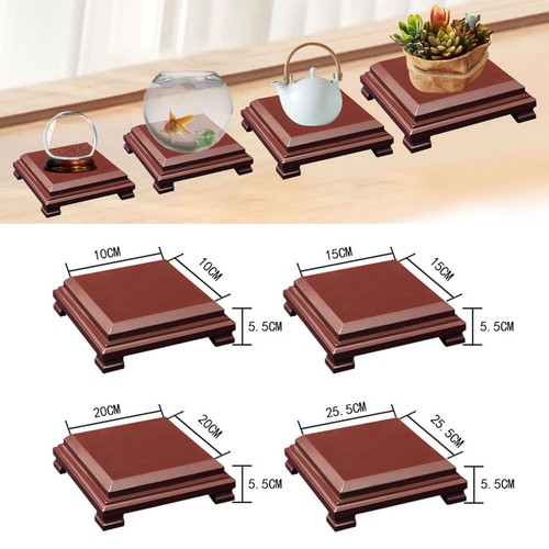 Wooden Base Square Wooden Display Stand Square Craft Decor,Art ...