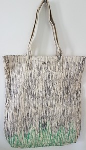 Elk Large Leather Squiggle Tote Bag Cream With Grey And Green Ebay Image Is Loading Elk Large Leather Squiggle Tote Bag Cream With