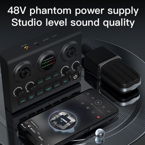 Portable Live Sound Card for Improved Sound Capture in Any Setting Sound Mixers - Afbeelding 4 van 8