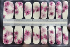 Color Nail Polish Strips, 16ct  Pink Petunia Shimmer  Read Description Below