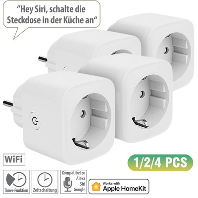 Smart Life Steckdose 16A WIFI WLAN Home Socket Alexa Google Fernbedienung Timer
