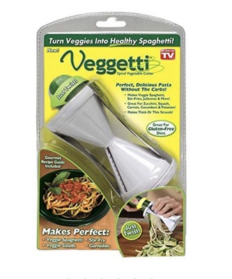 NEW Vegetti Spiral Vegetable Slicer Makes Veggie Pasta As Seen On TV Spaghetti 